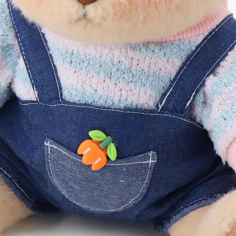 Denim Overalls Bear | Handmade Jointed Teddy Bear Gift