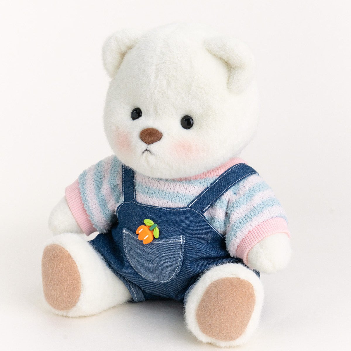 Denim Overalls Bear | Handmade Jointed Teddy Bear Gift